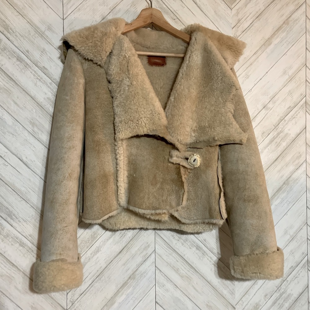 Rare Vintage Mountain Rhythm Hippie Shearling Jacket
